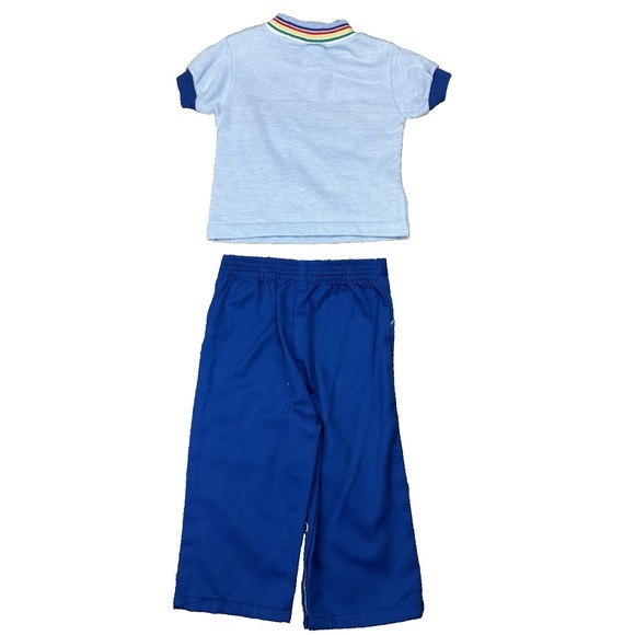 Vintage Garanimals Two Piece Outfit Short sleeve Rookie BaseBall Shirt Size 12M - Picture 12 of 12